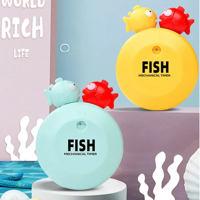 كارتون حيوان فقاعة سمكة موضوع مؤقت الطبخ ، المغناطيس الطبخ الخبز ، تعلم لتذكير أدوات المطبخ ، سهلة التشغيل الهدايا #6