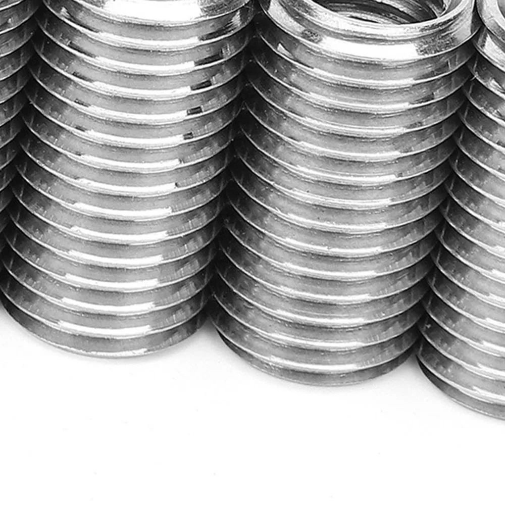 10pcs Self Tapping Thread Repair Insert Conversion Kit Industrial Fasteners Threaded Reducer Female M12 and Male M16