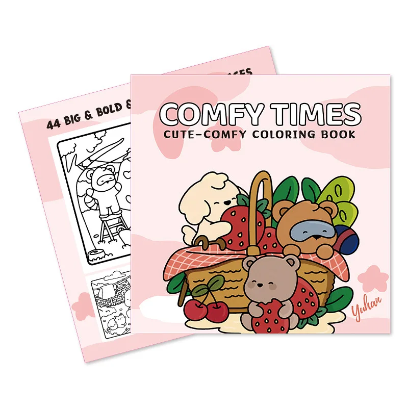 Cute Cartoon Learning Drawing Coloring Book, Can DIY Student Art Drawing Coloring Book