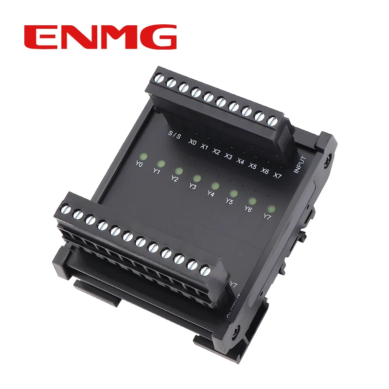 ENMG Optocoupler Isolation MT08S Solid State Relay Module PLC Amplifier Board DC Output Control Module 24V Non-Contact 16Channel