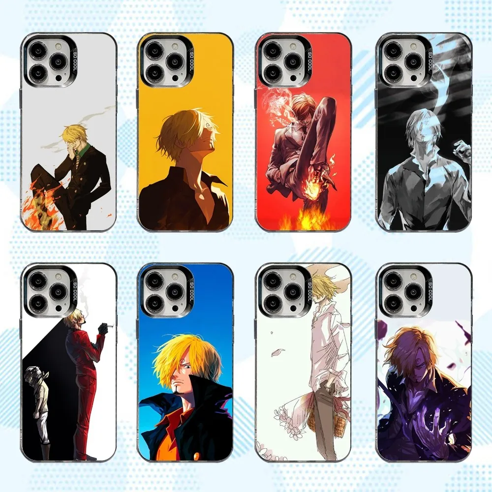 

Anime S-Sanjis Cool Phone Case For iPhone 16,15,14,13,12,11,Mini,Pro,SE,MAX White Matte Shockproof Cover