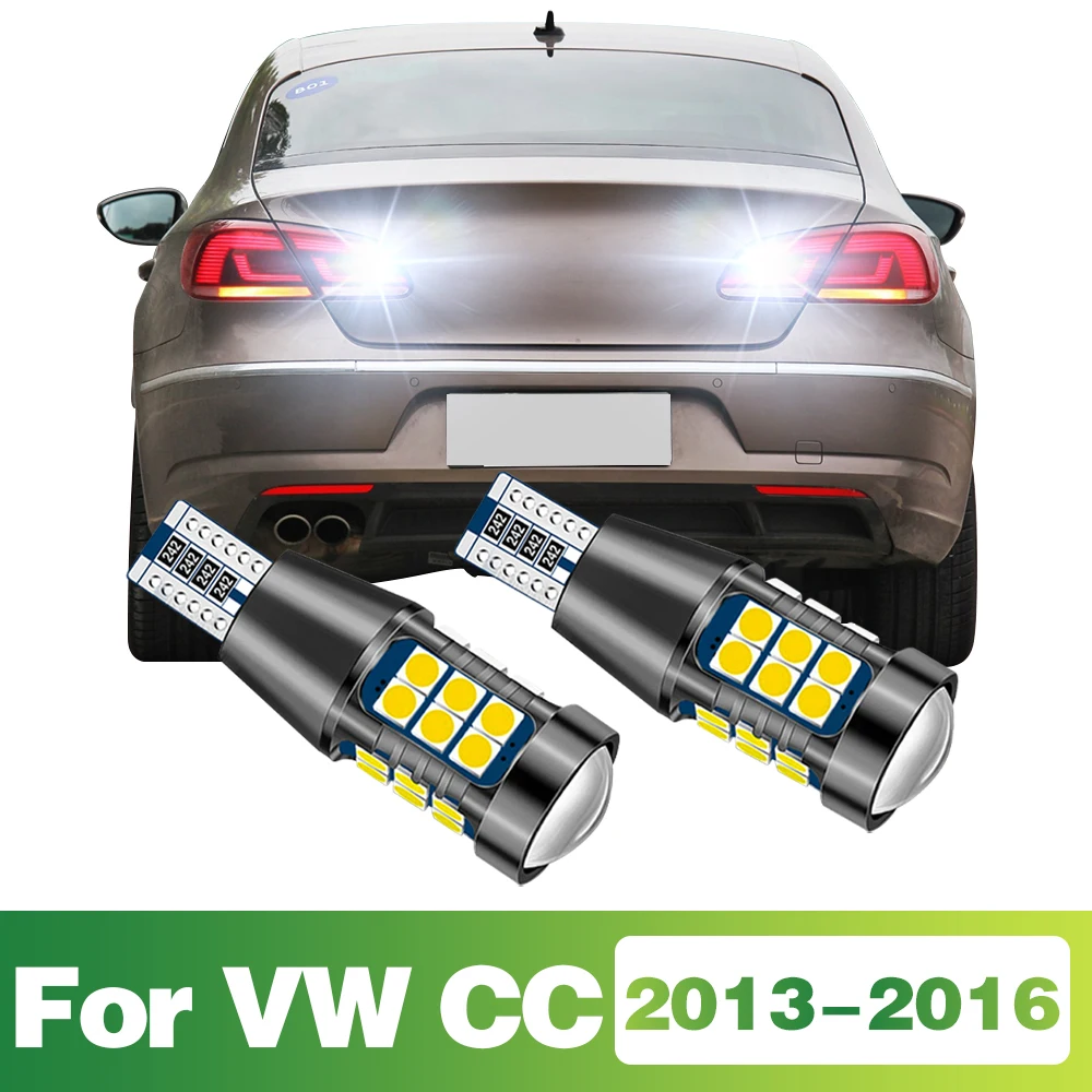 

2 Pcs T15 Signal-Lamp LED Bulb Car Reverse Light Tail Lamp For VW CC 2013 2014 2015 2016 Accessories