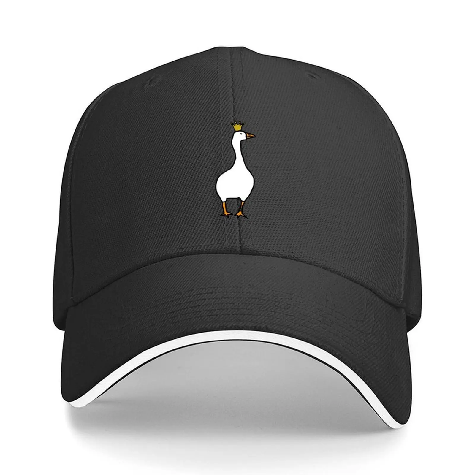 

White Goose Wears Stolen Crown Baseball Cap Mountaineering Anime Sports Cap Christmas Hat Boy Child Women's