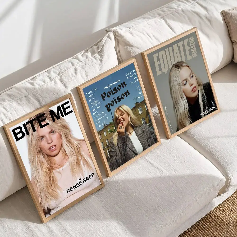 المغني رينيه راب ملصق طباعة لغرفة النوم غرفة المعيشة ديكور المنزل اللوحة جدار الفن HD L