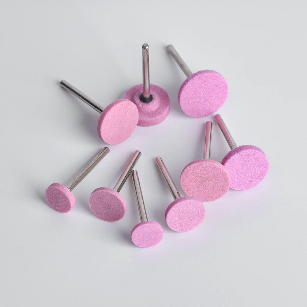5pcs T-Shaped Abrasive Mounted Stone Point For Rotary Tools Grinding Stone Wheel Head Tools Accessories ﻿