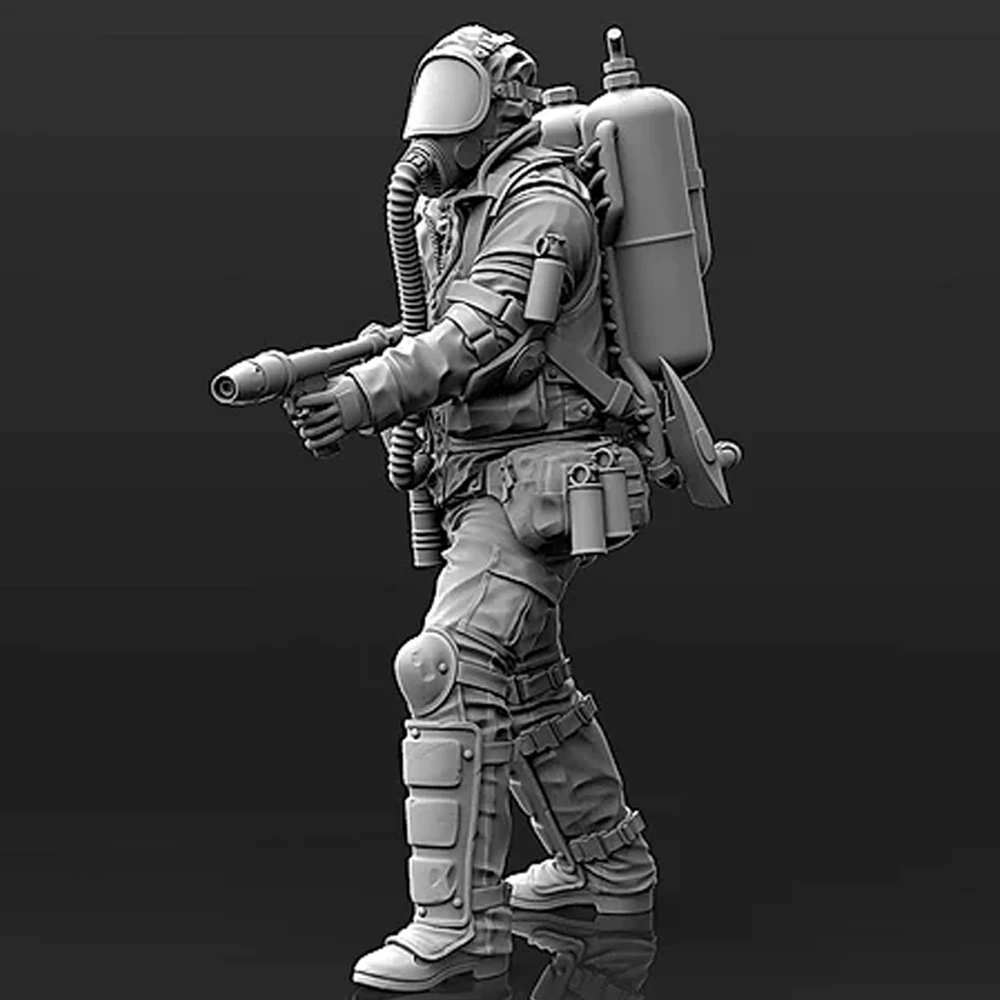 1/35 City Destroyer, фигурка модели из смолы, тема научной фантастики, комплект в разобранном и неокрашенном виде
