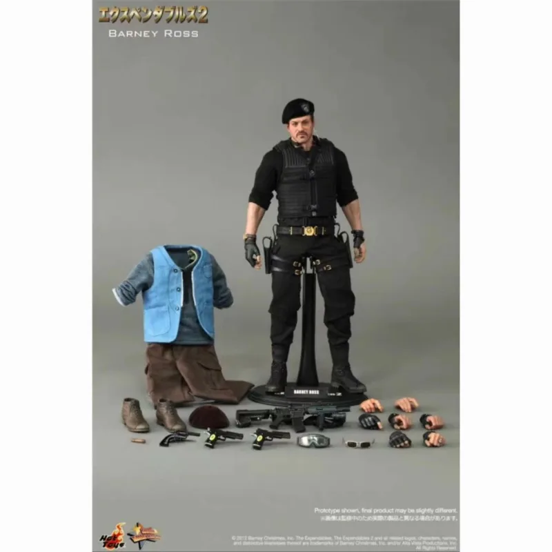 In Stock Original  HT HotToys MMS194 BARNEY ROSS 1/6 The Expendables MMS194 Movie Character Model Art Collection Toy Gift