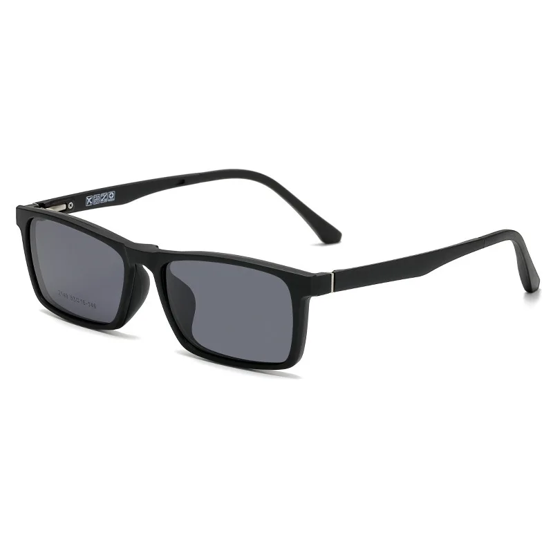 

OPTRA Full Rim Polarized Glasses Magnetic Clip Eyeglasses TwoColor Sunglasses Anti Blue Ray Optical Prescription Reading Eyewear