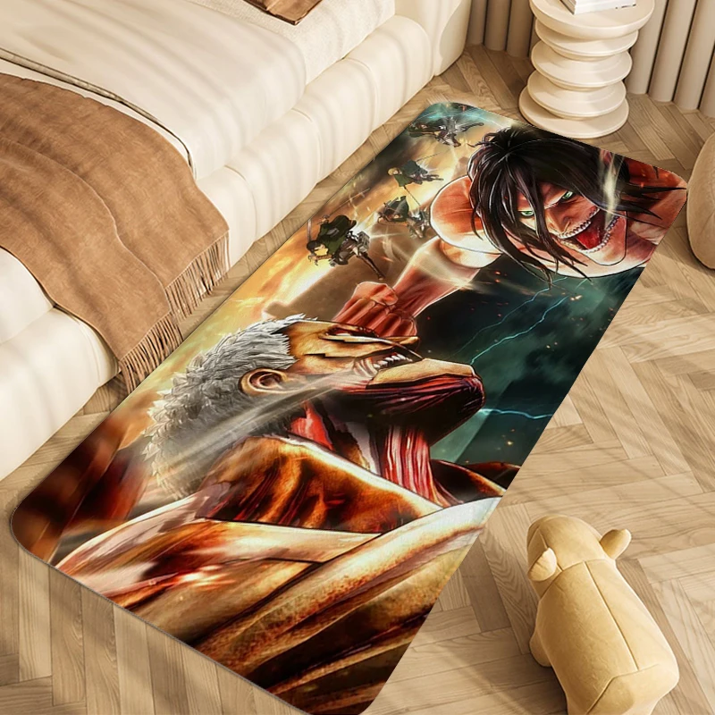 

Non-slip Foot Mat A-Attack on Titans Door Entrance Anime Carpet for Kitchen Floor Modern Home Decoration Custom Living Room Rug