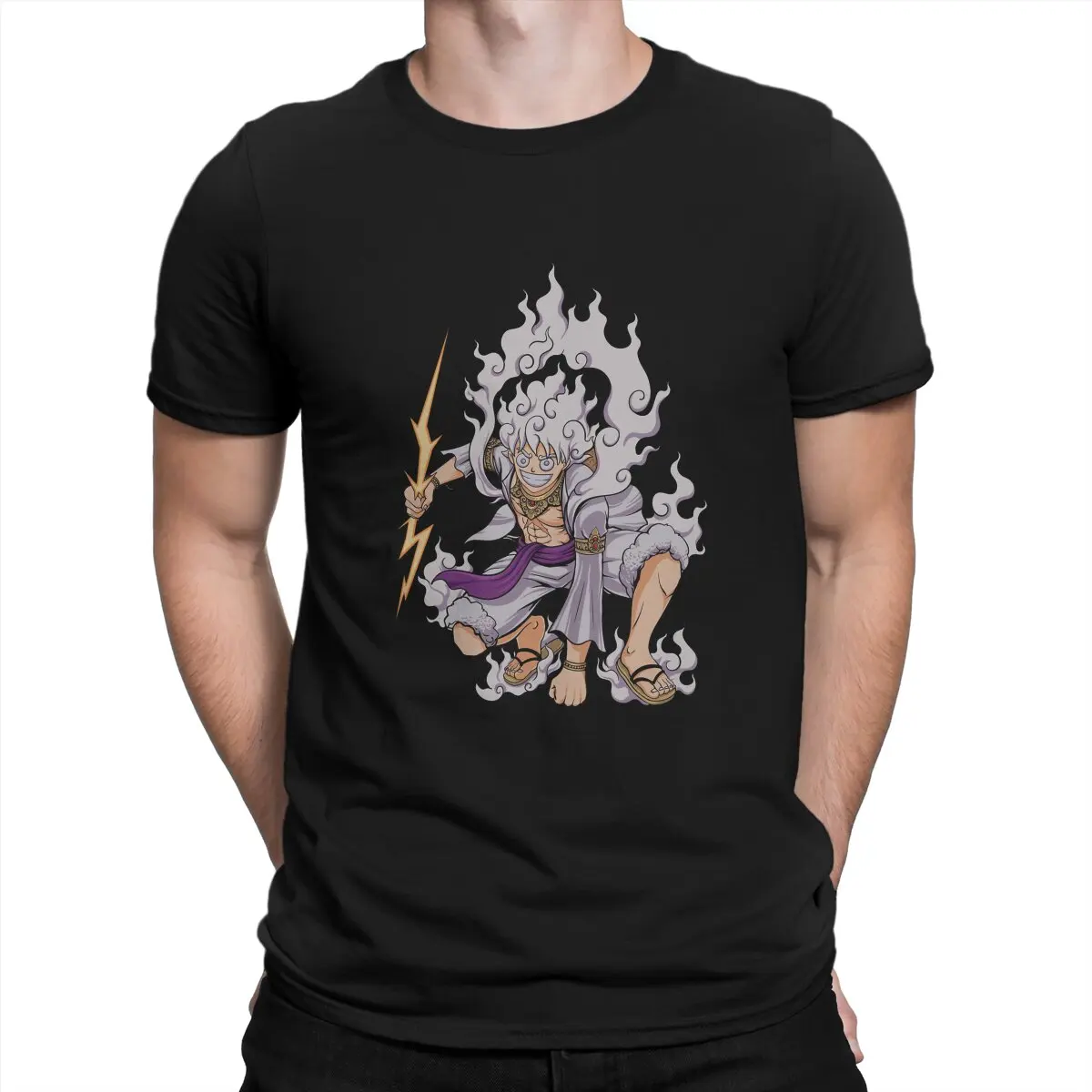 Sun God Joy Boy Unique TShirt ONE PIECE Luffy Gear 5 Nika Leisure T Shirt Hot Sale Stuff For Adult