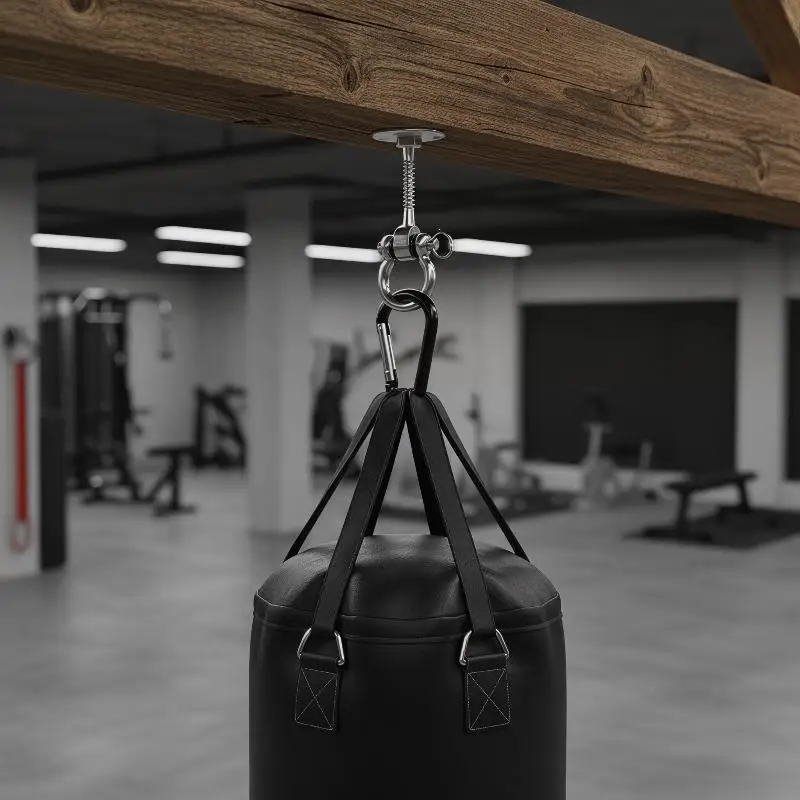 Heavy Duty Swing Hook 360 Degree Rotating Mount for Yoga Hammock Sandbag Reliable Hanging Chair Accessory for Home Fitness