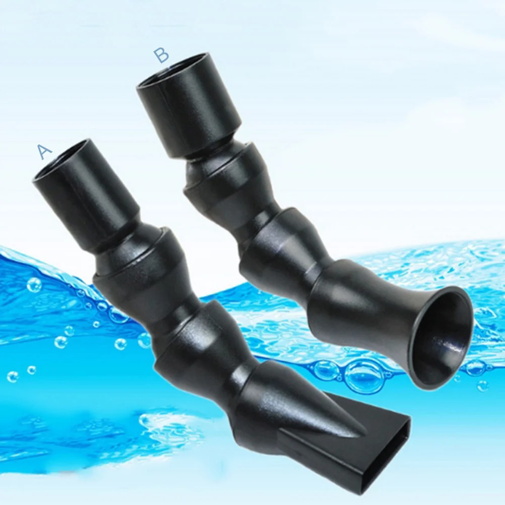 

20Mm Fish Tank Flat Duck Beak Water Outlet Nozzle Rotating Design Adjustable Flow Aquarium Water Outlet Nozzle