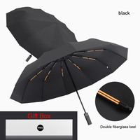 Xiaomi 24 Bones Super Strong Umbrella With Gift Box Folding UV Protection Sun Parasol Umbrella Sun Rain Dual Use 2year warranty