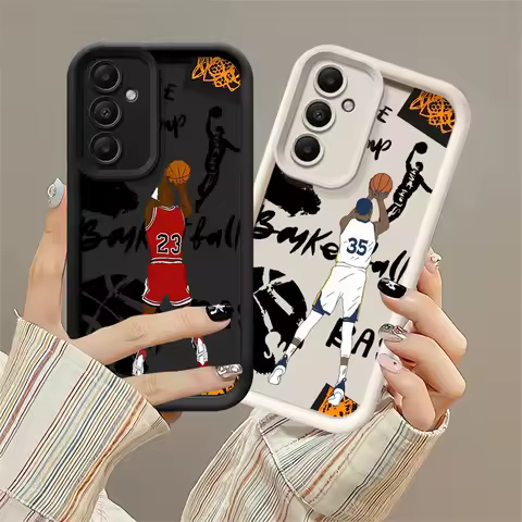 Love Basketball Case for Samsung Galaxy A73 A56 A32 A24 A35 A52 A33 A54 A55 A36 A21s A25 A26 A22 Soft TPU