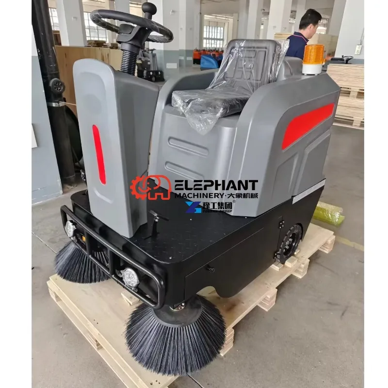 Popular Ride on Road Sweeper, Industrial Floor Cleaning Machine, Powerful Floor Sweeping Equipment for Factory, Park, Community