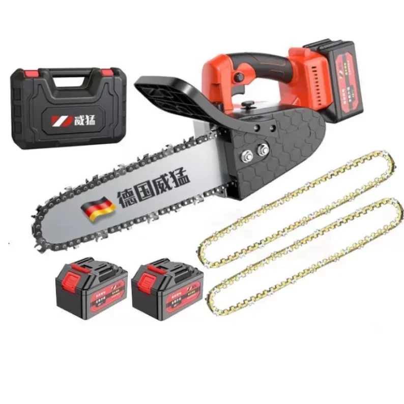 

WHAMX China new design safe easy-use Garden Use Electric Battery Power Mini 12 Inch chain saw machine low price For Sale