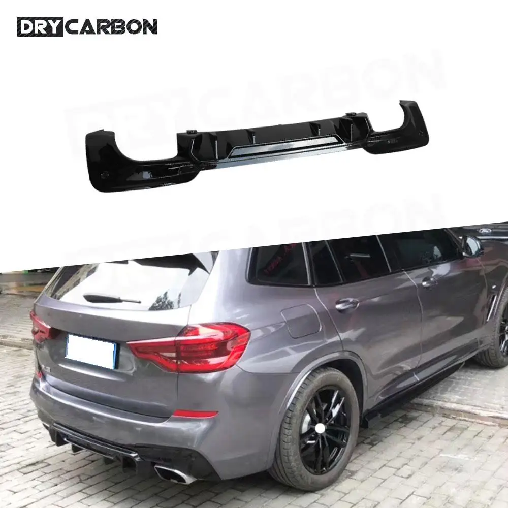 

For BMW X3 G01 M Sport 2018-2020 for X3M G01 2019-2021 Gloss Black Rear Diffuser Bumper Diffuser Rear Bumper Diffuser Lip