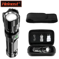 NEW Portable Telescopic Zoom Handheld Flashlights Super Bright LED USB Rechargeable Emergency  Lantern For Outdoor Camping