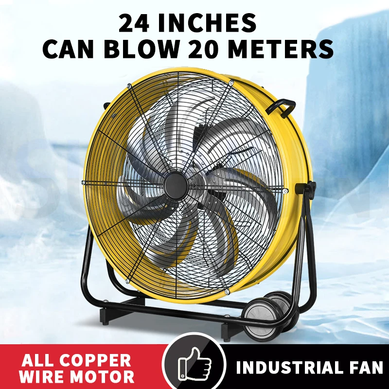 Ventilador eléctrico Industrial, ventilador en forma de tambor, ventilador de ventilación de cilindro de viento grande, ventilador de escape, ventilador de ventilación para Hotel dedicado