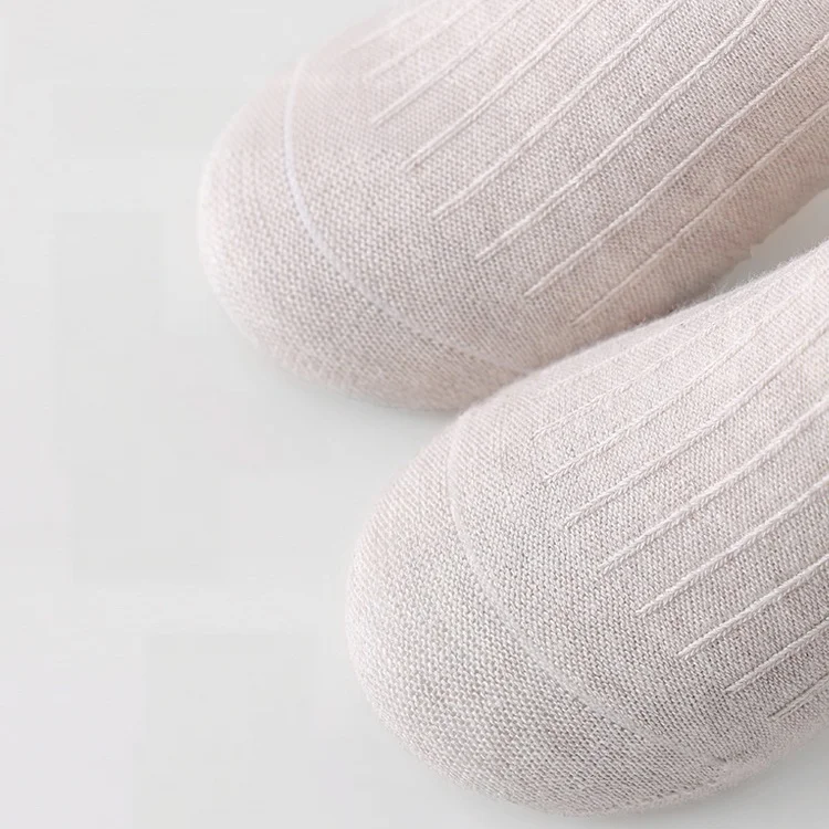 Spring & Autumn Kids Mid Calf Socks Ruffle Cotton Soft Breathable Kids Socks Antibacterial for 0-8Y Boys and Girls