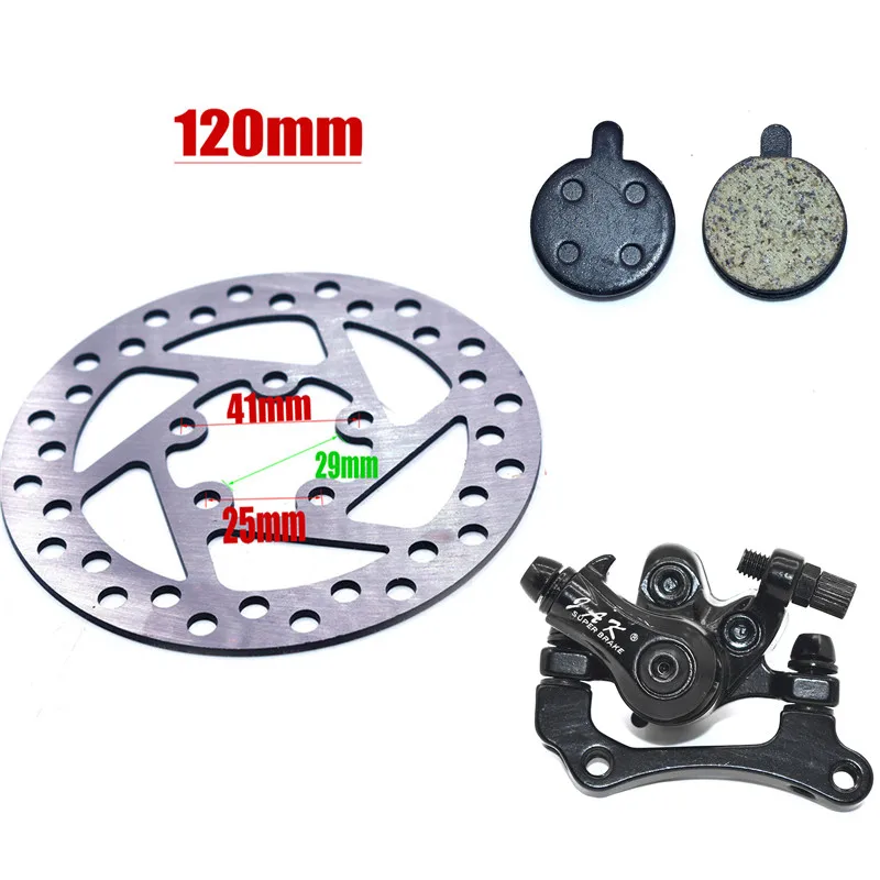 10 inch M365 Electric Scooter Brake and 110/120mm Brake with Brake Pads Disc for Kugoo M4 Kick Scooter Skateboard Accessories