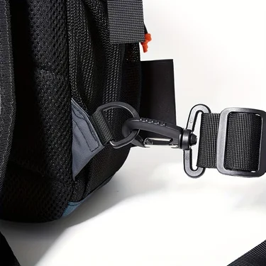 Herren-Doppelschulterrucksack, Einzelschulter-Umhängetasche zum Angeln, Outdoor-Ködertasche, Wander-Brusttasche, funktionelle Outdoor-Tasche, Tarnfarben-Reise-Sporttasche, Wander-Cross-Country-Rucksack, verschleißfeste – Detail 1