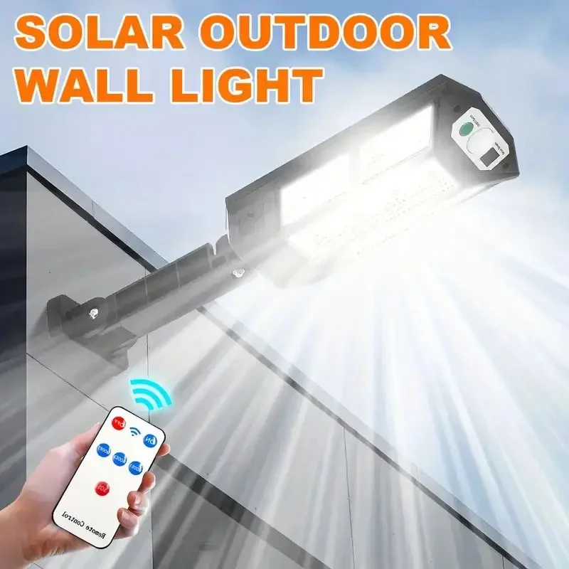 

Newest Solar Light Outdoor Lighting 10000LM 3 Modes Waterproof Solar LED Lamp Motion Sensor Wall Sunlight Garden Street Light