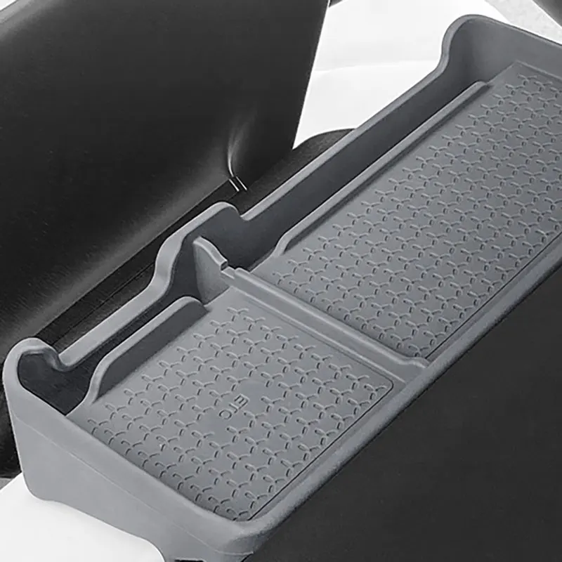 Magnetic Hidden Tray Dashboard Storage Box For Tesla Model 3 Model Y Silicone Tissue Glasses Key Storage Case Auto Storage Panel