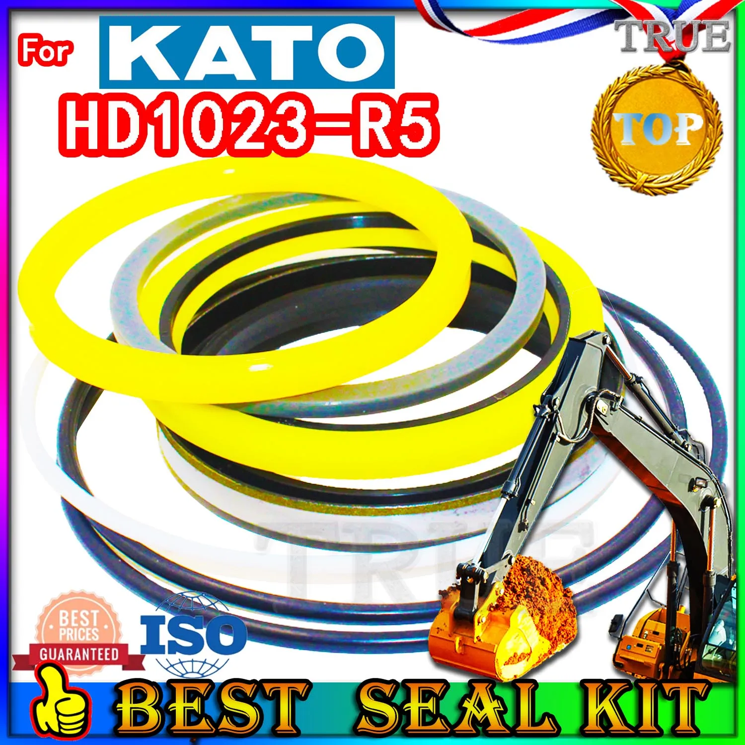 

For KATO HD1023-R5 Oil Seal Excavator Repair Kit Boom Bucket Arm Hydraulic Cylinder HD1023 R5 Engine Control Valve Pilot Parts