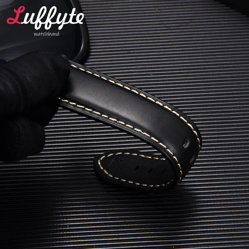 Модный мужской ремешок для часов из масляной восковой кожи 20 мм 22 мм, удобный ремешок для часов из натуральной кожи в стиле ретро, аксессуары для часов