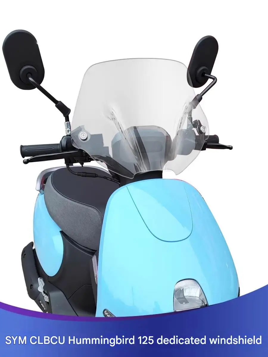 Immagine 3: Parabrezza per SYM CLBCU125 Hummingbird, accessori per la modifica del parabrezza anteriore Hummingbird 125, deflettore antivento