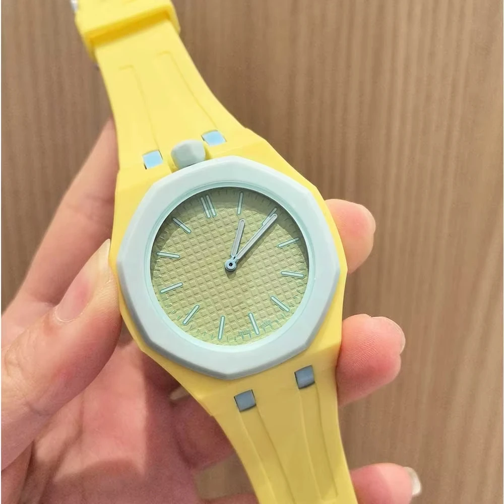 Case+Strap For Swatch X AP Royal Pop Pocket Watch Change to Wristbands Silicone Band Bracelet All-around Protection Accessories