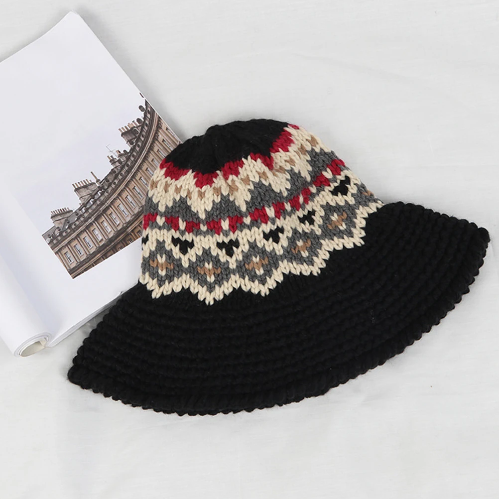 

Women'S Winter Woolen Knitted Hat Warm Horsetail Ponytail Beanie Outdoor Skiing Running Cap Christmas Gift Wool Cap