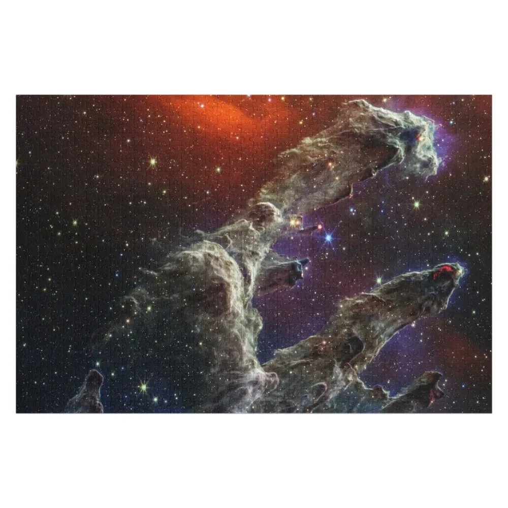 Pillars of Creation JWST comp dark Jigsaw Puzzle Customizable Gift Christmas Toys Puzzle