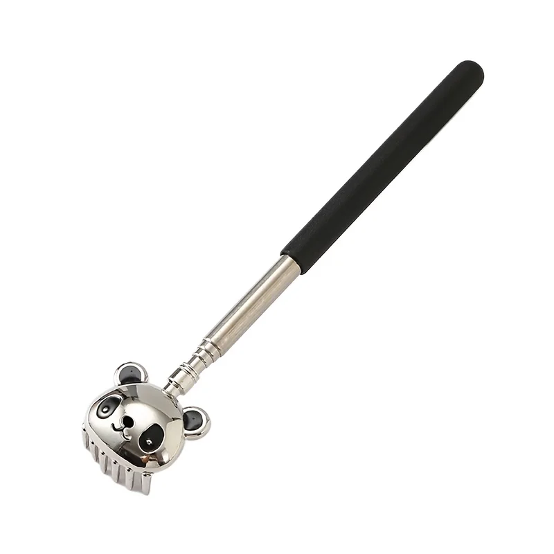 

Adjustable Metal Back Scratcher with Panda Design Ergonomic Handle, Relieves Skin Itch, Long Handle for Hard-to-Reach Areas