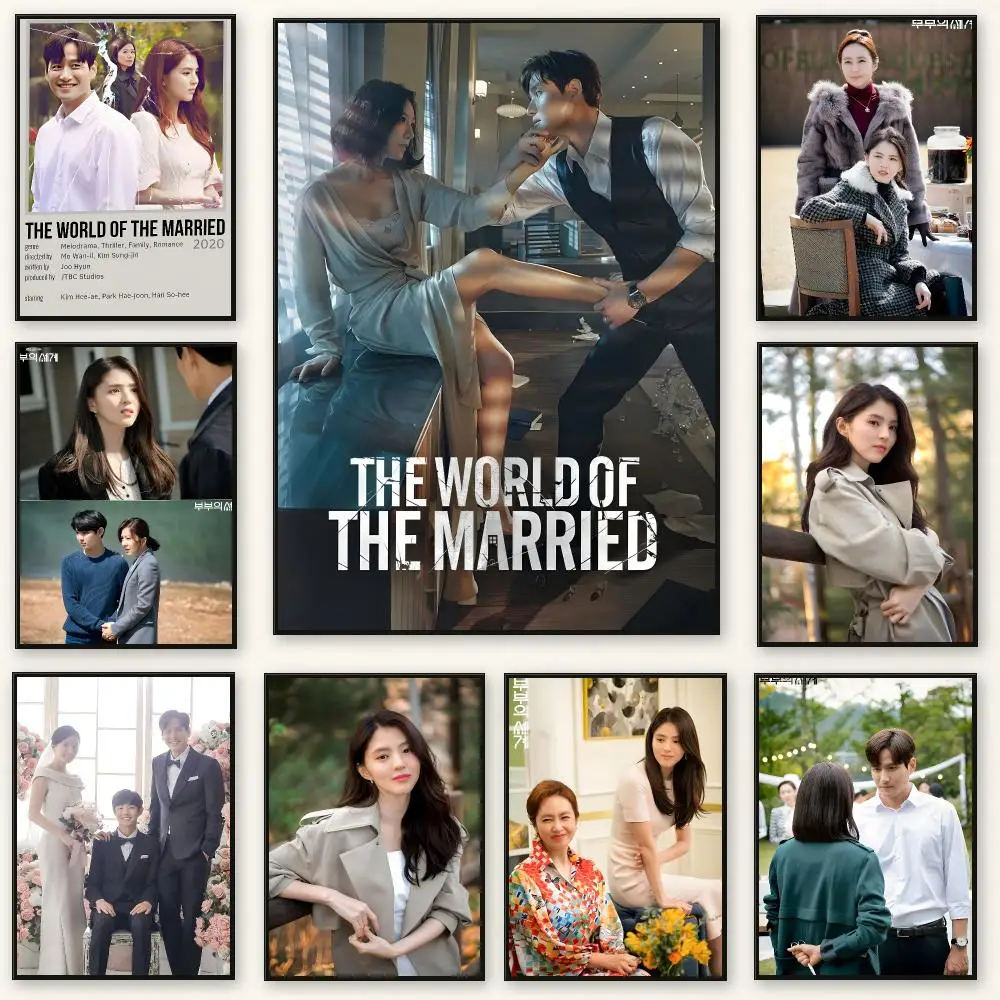 Intense drama series The World of the Married Poster Peel And Stick Indoor Bedroom Wall Decor Aesthetic Gift