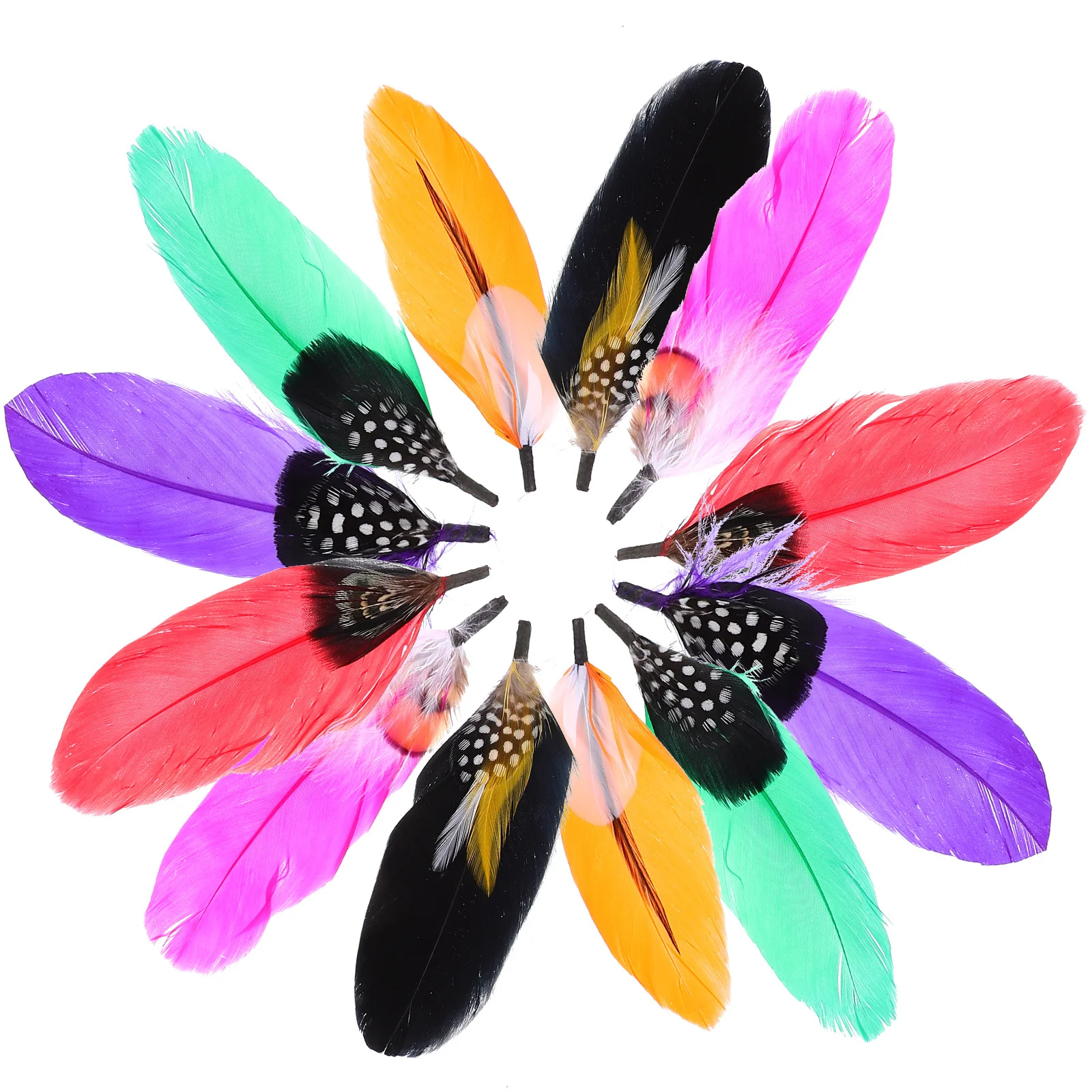 

12Pcs Brooch Pins Decorative Plumes DIY Craft Materials Wedding Centerpiece Hat Making Party Accessories Craft Plumes Decoration