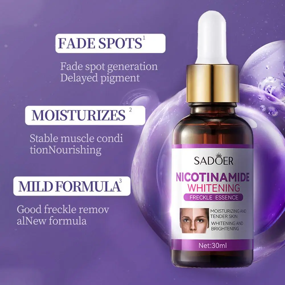 Nicotinamide Whitening Freckle Remove Dark Spots Freckle Whitening Essence For Hyaluronic Acid Collagen Facial Skin Care