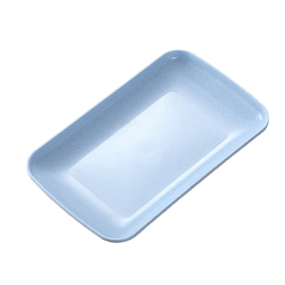

4Pcs Wheat Fiber Dinner Plates Eco Friendly Microwave Safe Serving Dish Straw Material Perfect for Home Restaurant Hotel