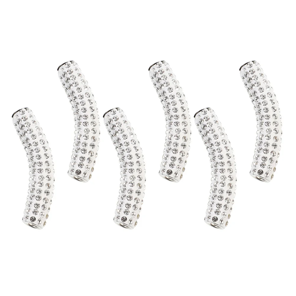 

6Pcs Shoelace Buckles Rhinestone Studded Metal DIY Shoelace Accessories Decorative Replacement Buckles for Shoes