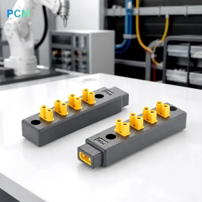 XT30 Power Distribution Board 4-Port Female Molded PDB Adapter, suitable for solar panels, remote control cars,