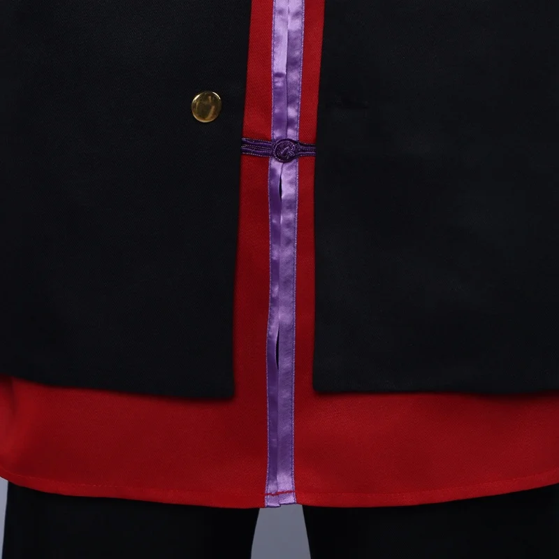 Arajin Tomoshibi przebranie na karnawał czarna peruka Anime Bucchigiri Uniform Bucchigiri?! Spodnie mundurowe w szkole średniej dla chłopców mężczyzn Cosplay