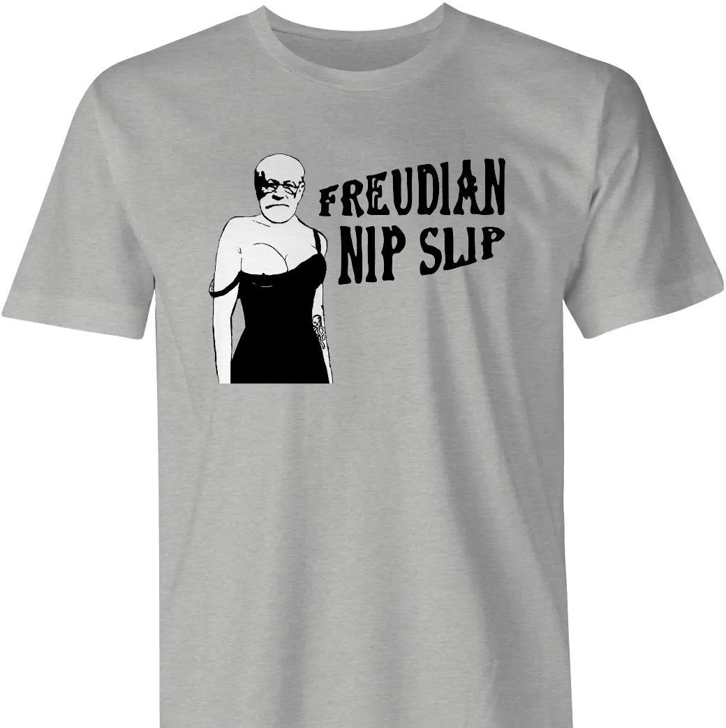 Freudian Slip By Bigbadt T Shirt Com Free Usa Shipping Funny Sigmund Freud Hilarious Nip