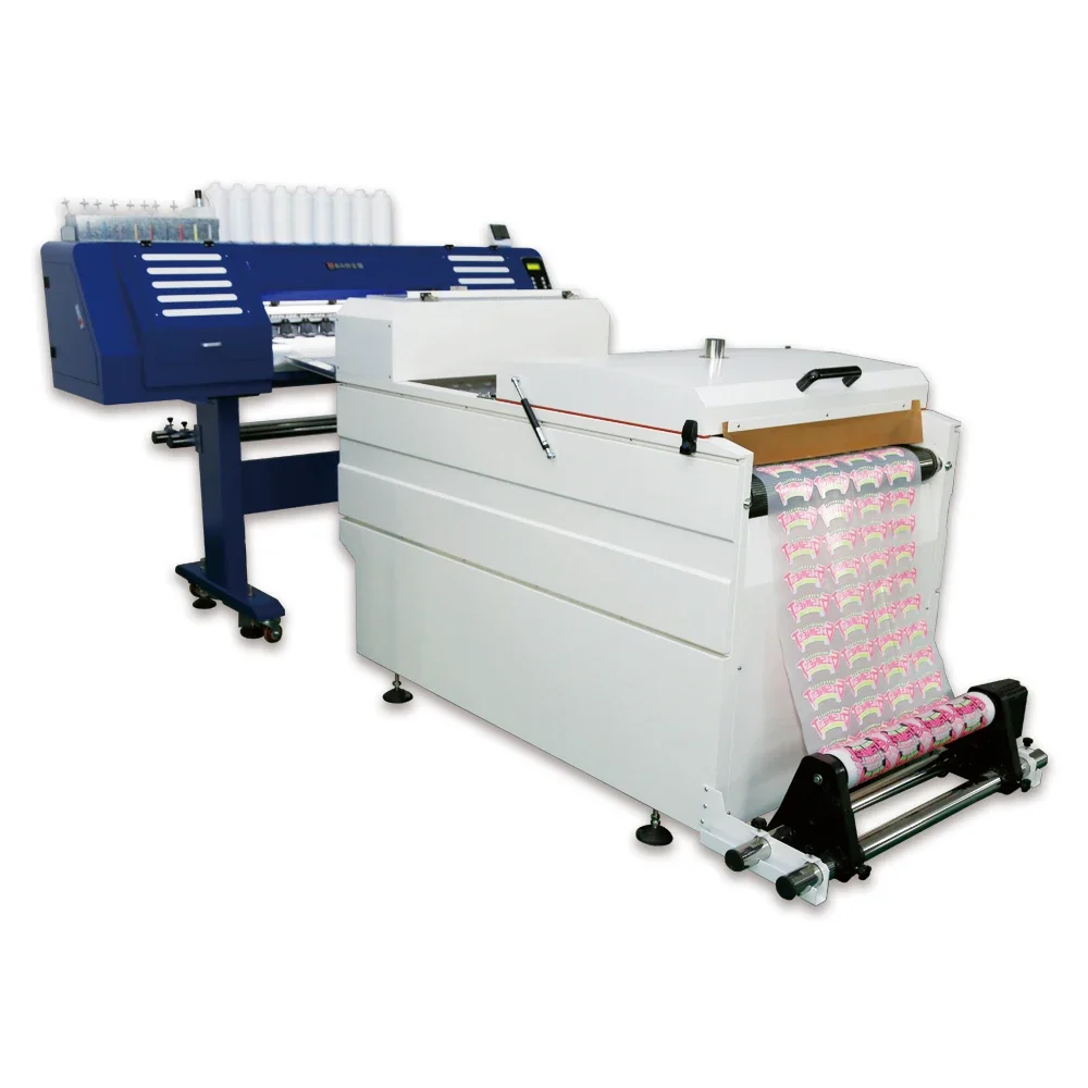 2023 HJD DTF Printer 60cm 2 or 4 i3200 Head Inkjet Digital Printer T-shirt Pet Film Printing Machine