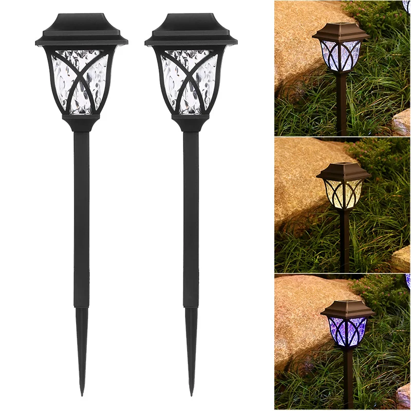 Outdoor Camping Solar Lights Home Decoration Yard Garden Lawn Waterproof Garden Light Arranged To Insert Light and Shadow Lights