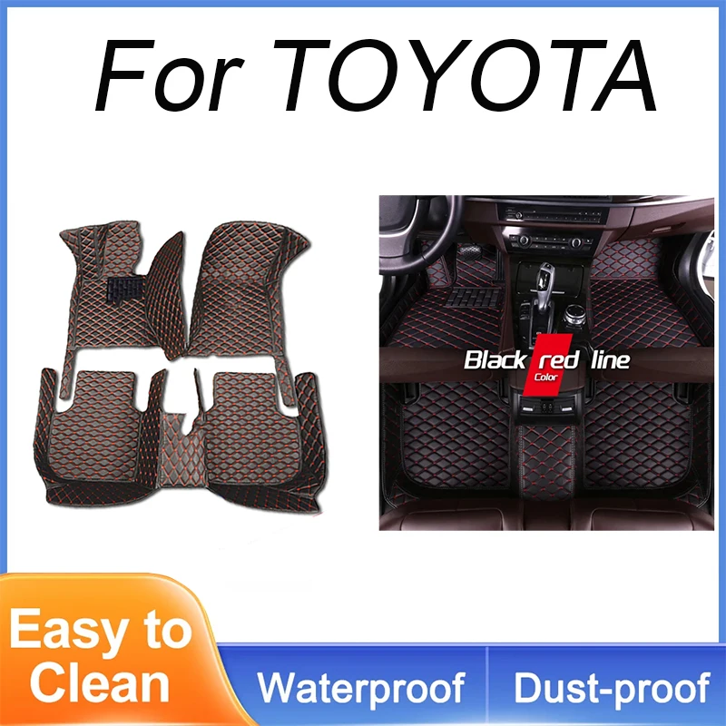 

Car Floor Mats For TOYOTA RAV4 Ⅳ CA40 Alphard 4Runner Hilux 2door Hilux revo Hilux Highlander Sequoia Corolla Car Accessories