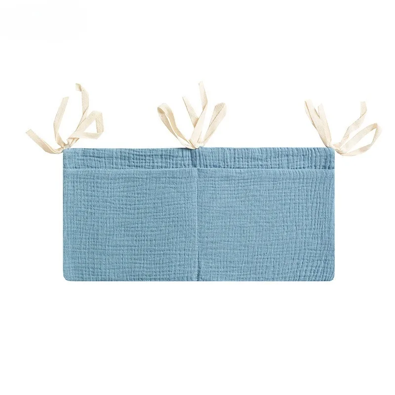 حقيبة تخزين قطنية متعددة الوظائف لسرير الأطفال وعربة الأطفال: تحمل حفاضات وألعاب التسنين - تصميم ضغط مقاوم للماء، سعة كبيرة #5