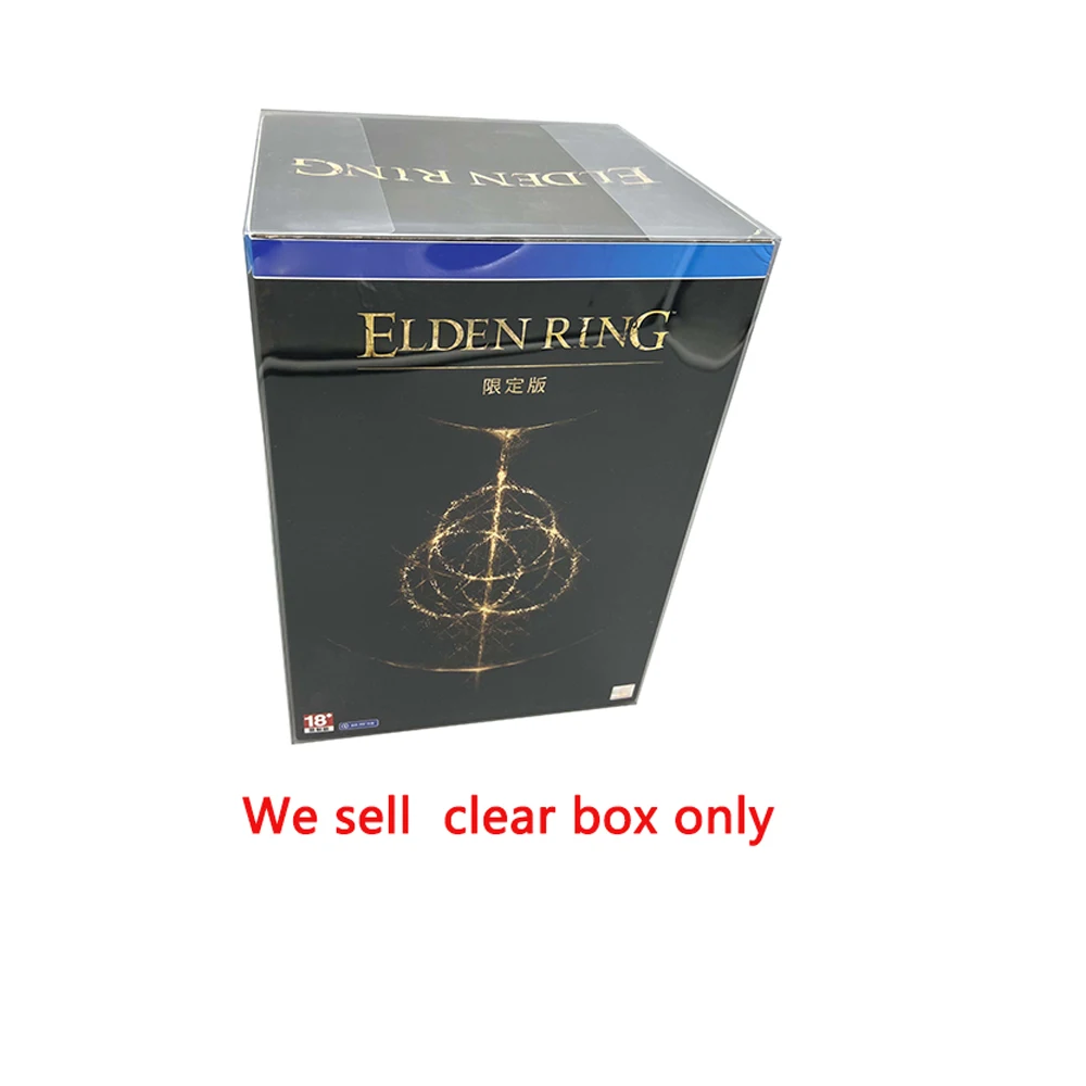 Plastic cover For PS4 Elden Ring Limited Edition  Collection Protection Transparent   Display Box