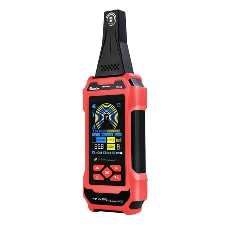 AA51 TOOLTOP ET836 Dual Flashlight Underground Cable Locator Kit Wall Wiring Detector