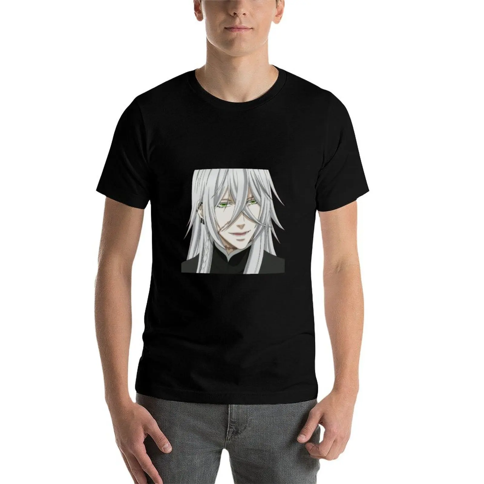 Undertaker (Black Butler) T-Shirt boys animal print graphic t shirt vintage plus size men clothing - view 3